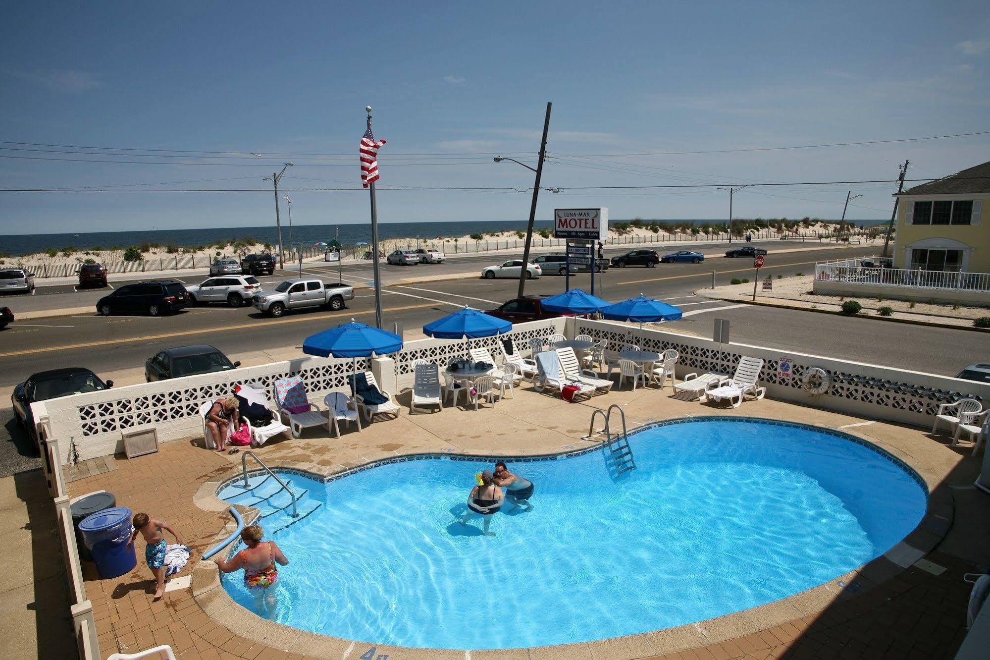 Luna Mar Motel Seaside Park Esterno foto