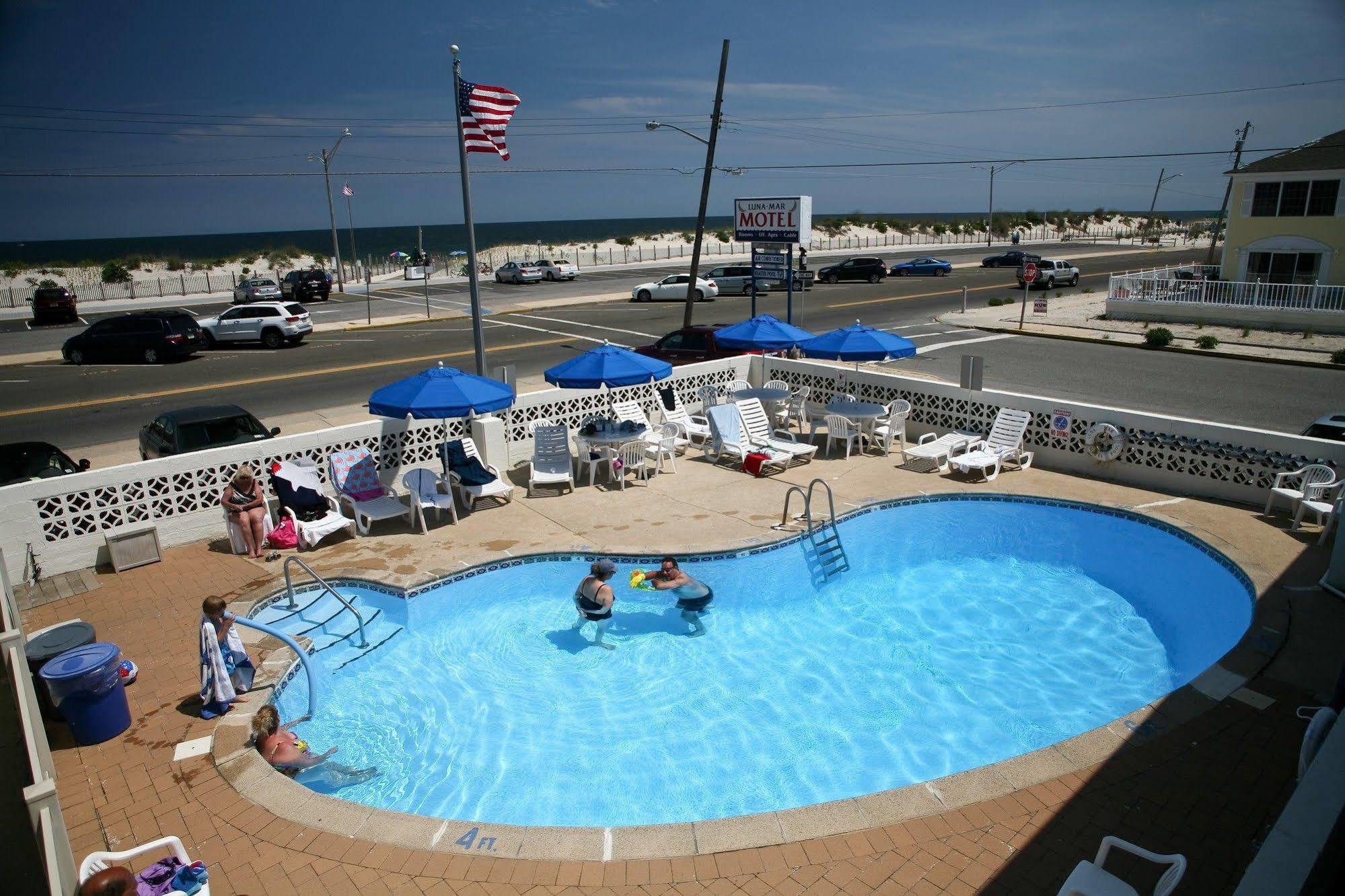 Luna Mar Motel Seaside Park Esterno foto